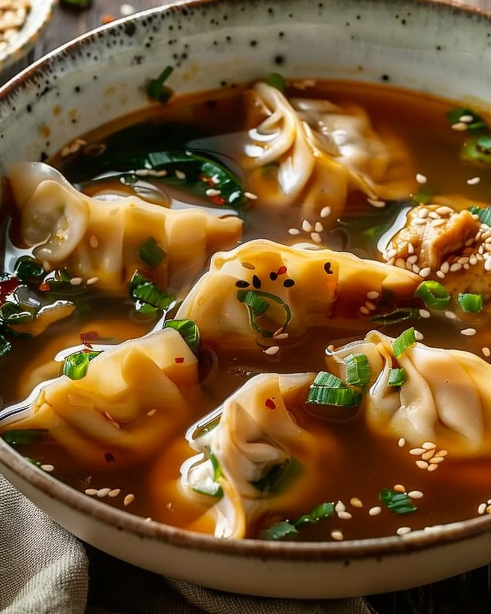 Asian-Inspired Potsticker Soup