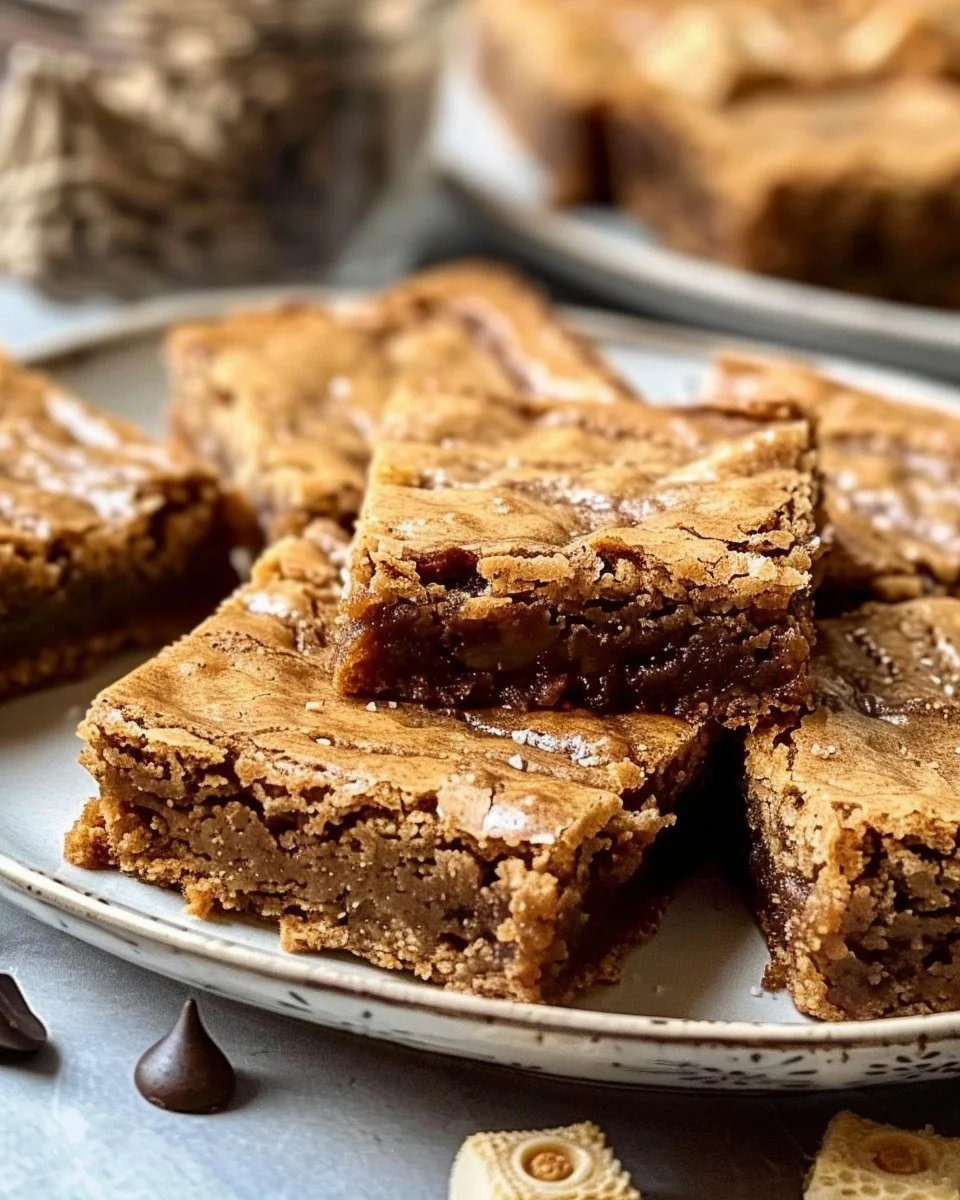 Biscoff Blondies