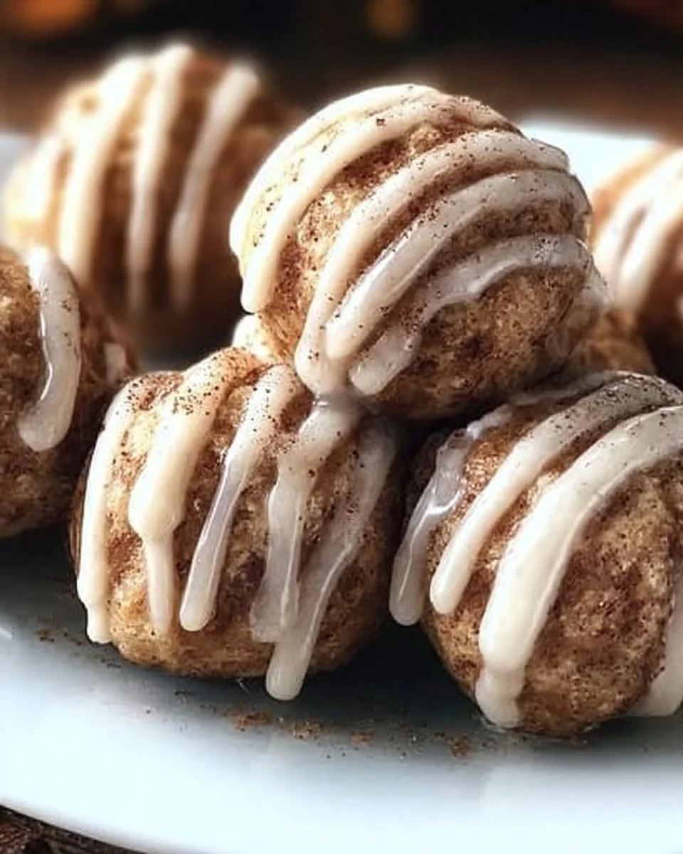 Cinnamon Roll Protein Bites
