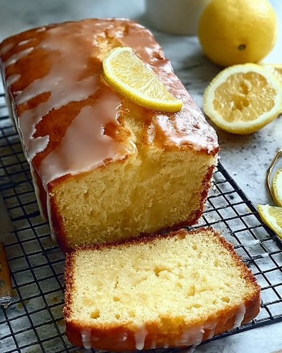 Healthy Greek Yogurt Lemon Loaf Cake