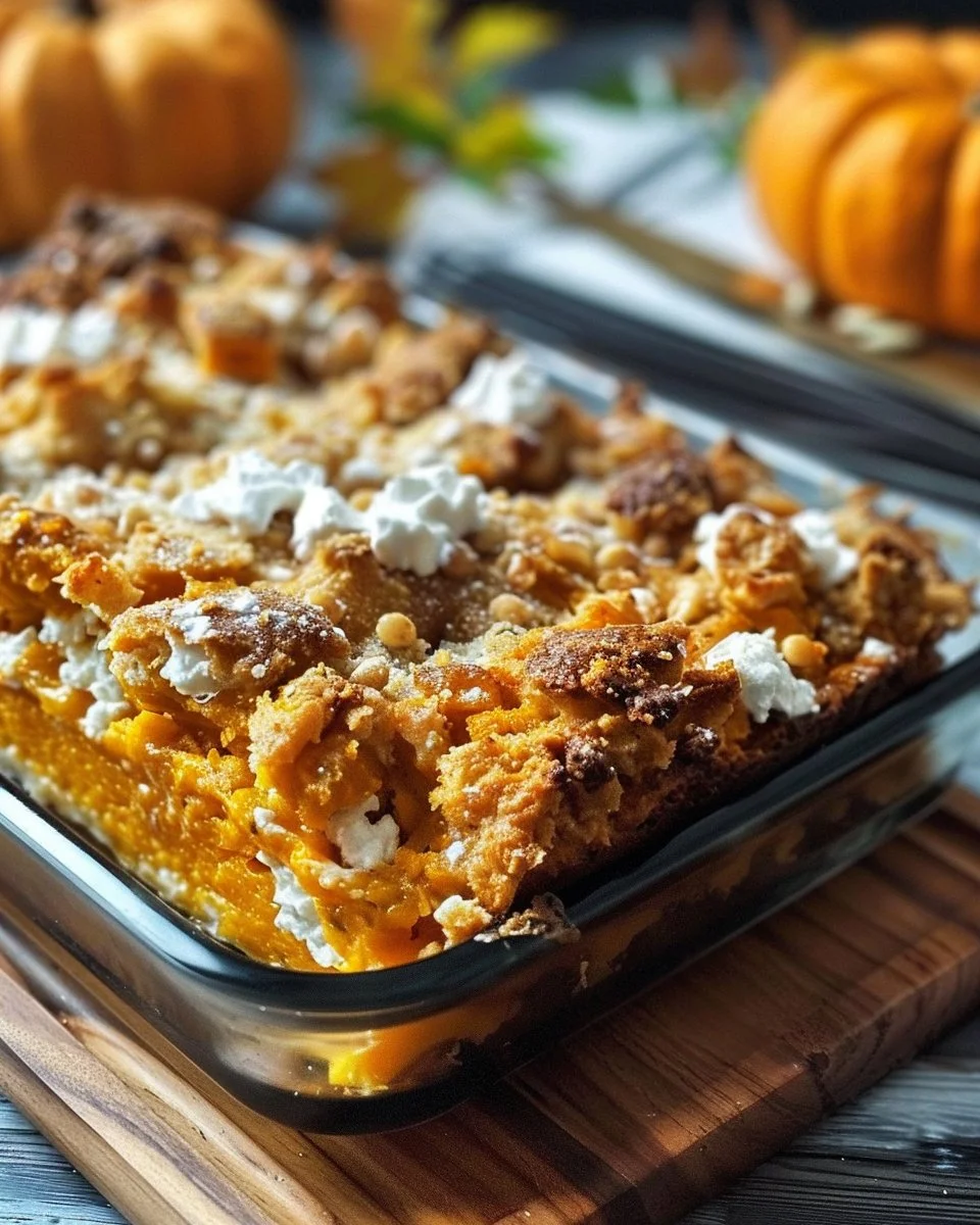 High Protein Cottage Cheese Pumpkin Bake Recipe