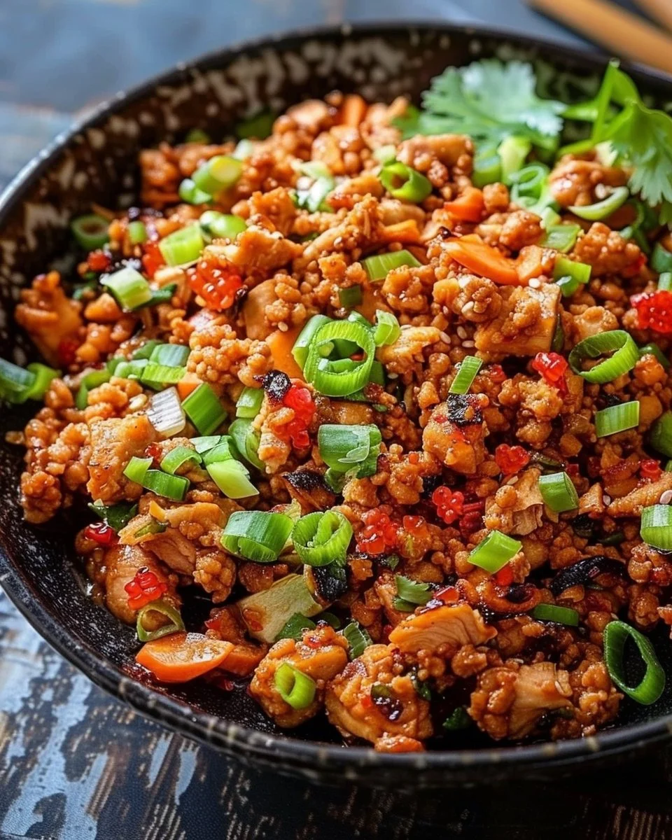 Low Carb Firecracker Ground Chicken