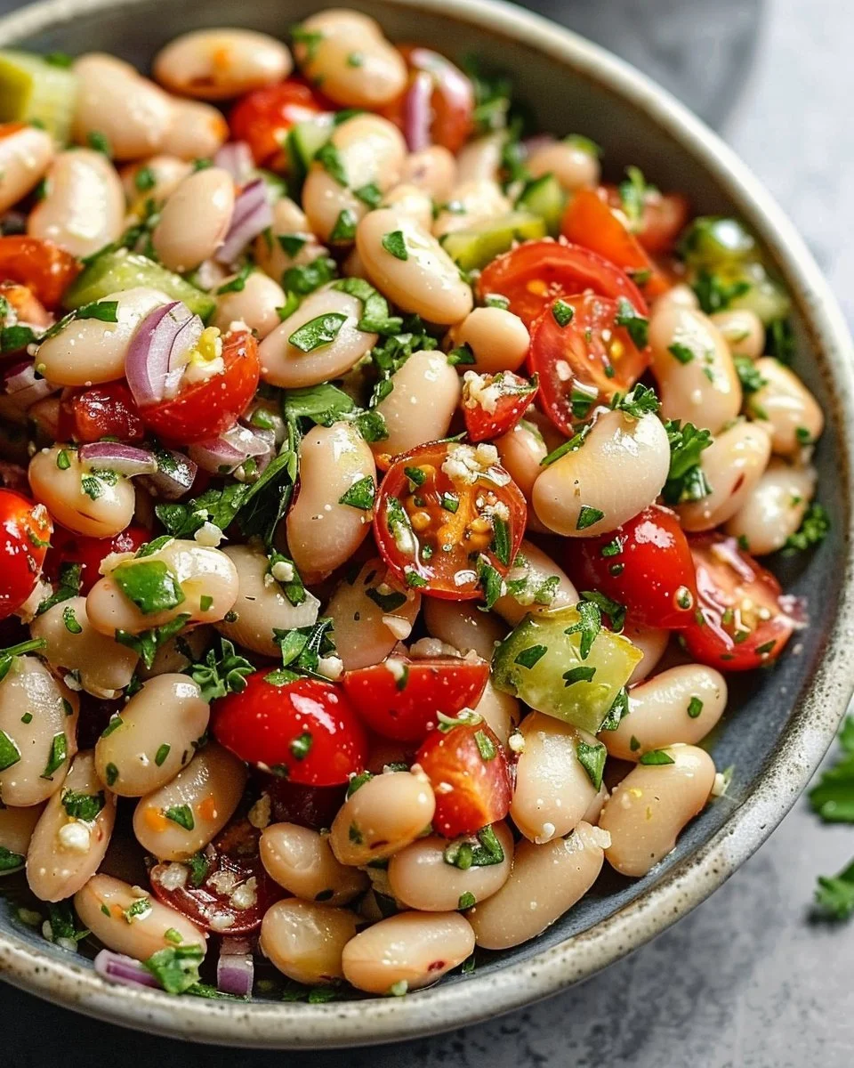Mediterranean White Bean Salad
