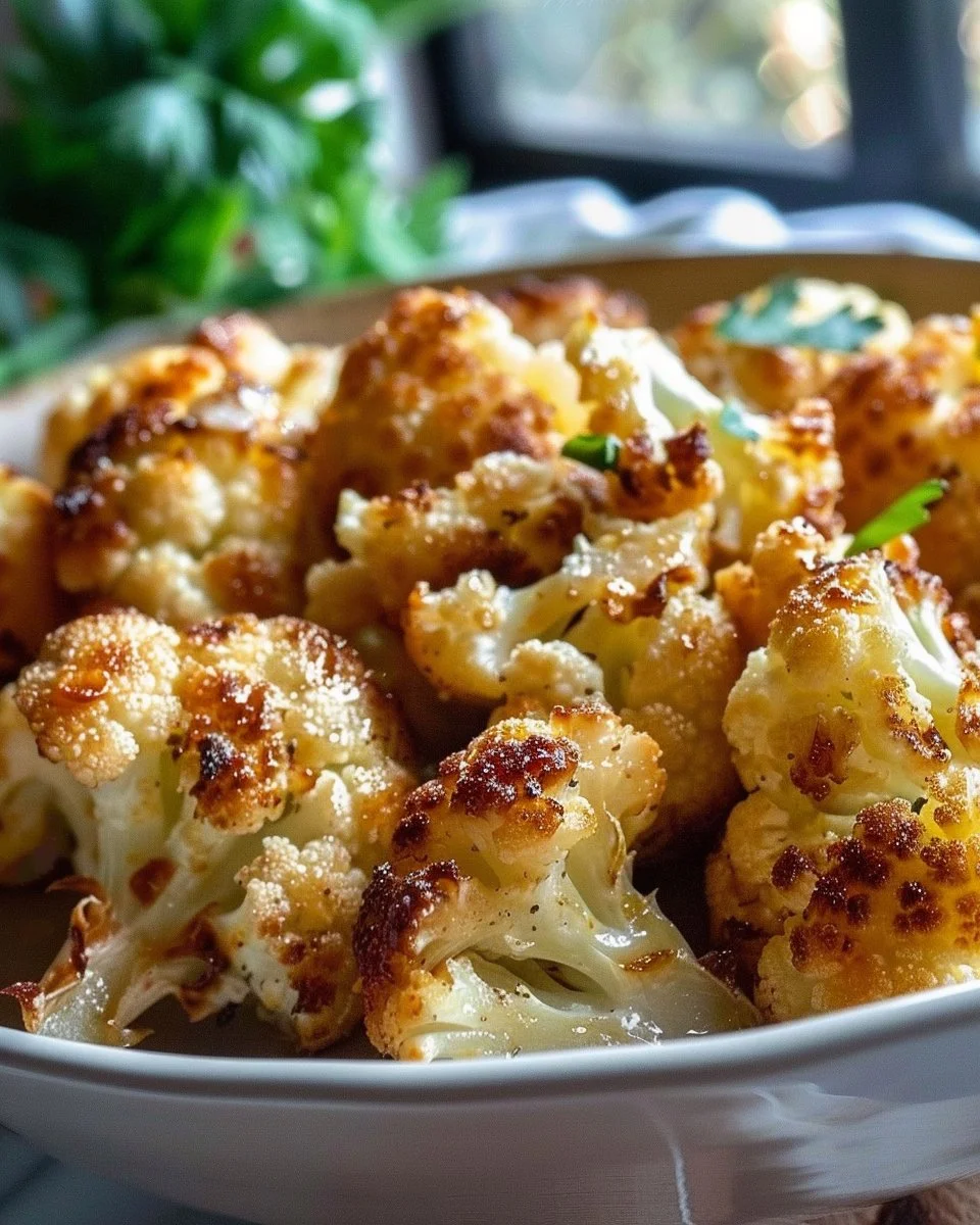 Savory and Zesty Roasted Cauliflower