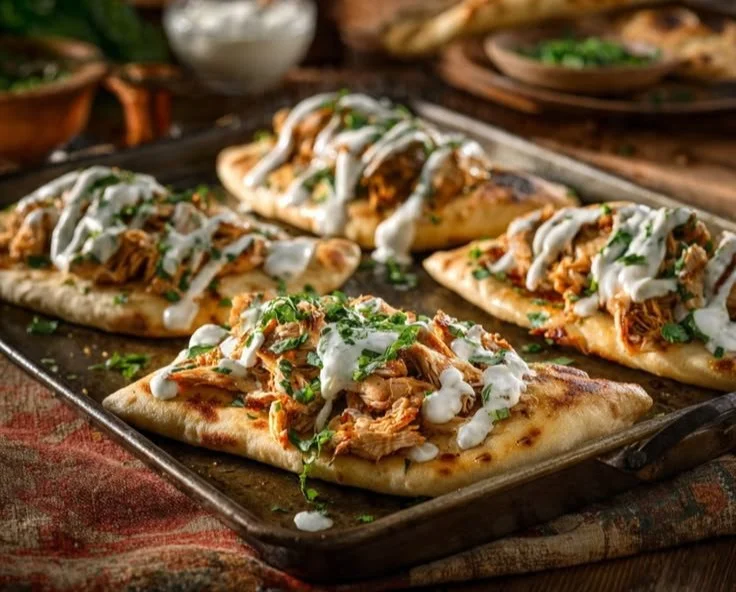 Sheet Pan Chicken Pitas with Herby Ranch